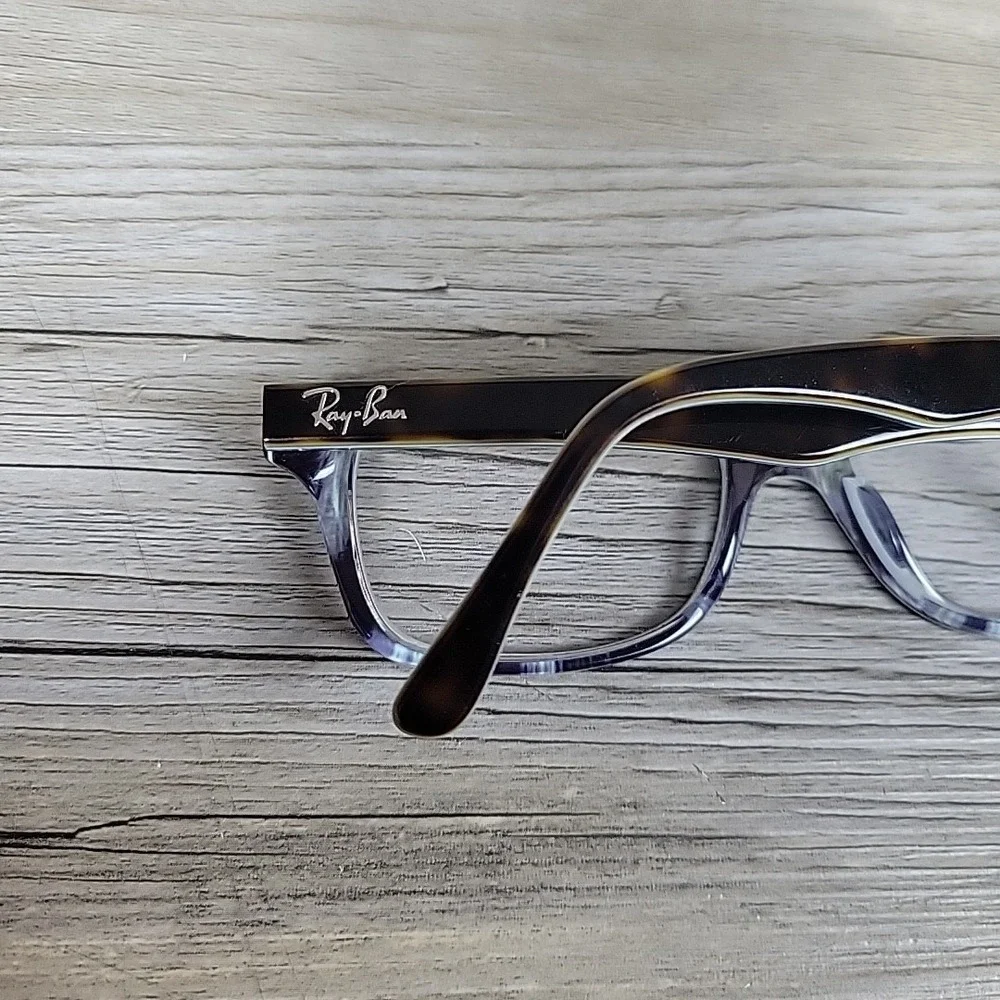 Ray-Ban RB1531 3701 Eyeglasses Frames Junior Tortoise‎ Blue Optical  48-16-130